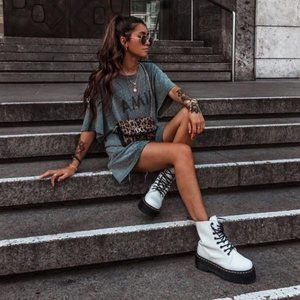 Dr. Martens Jadon Boots in White